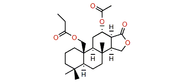12a-Acetoxy-20-oxyspongian-16-one propionate